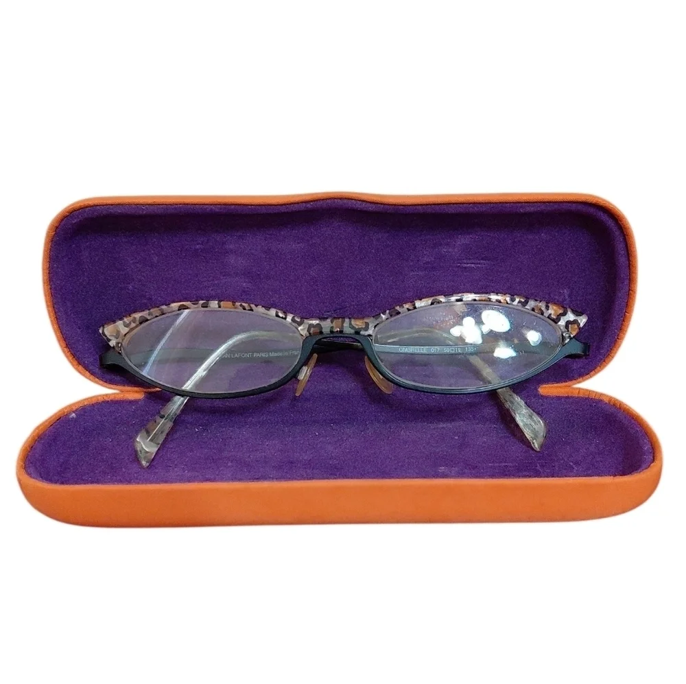 Jean Lafont Ophelia Women's Eyeglasses Leapord Print Frames